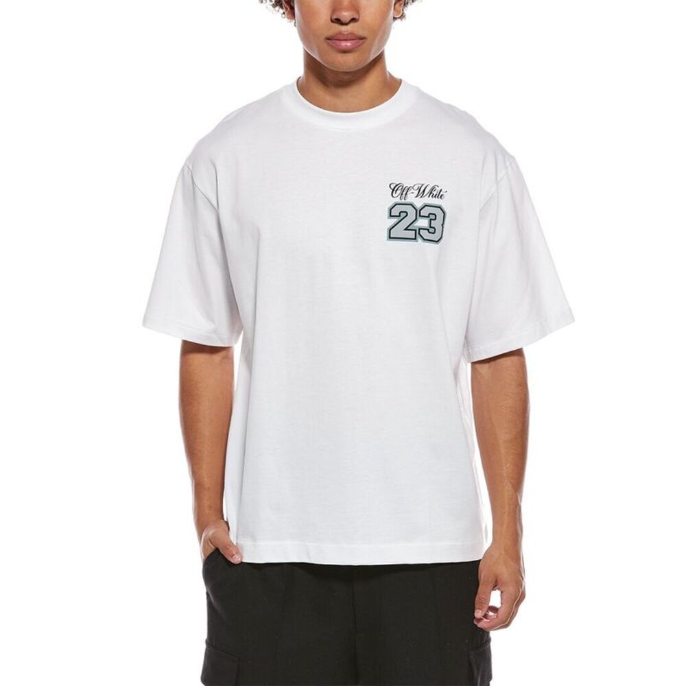 Off-White™ Mens  Skate Fit Varsity T-Shirt, White